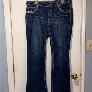 Maurices boot cut blue jeans